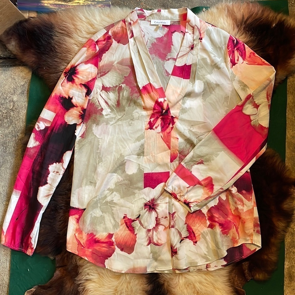 Calvin Klein Floral Blouse